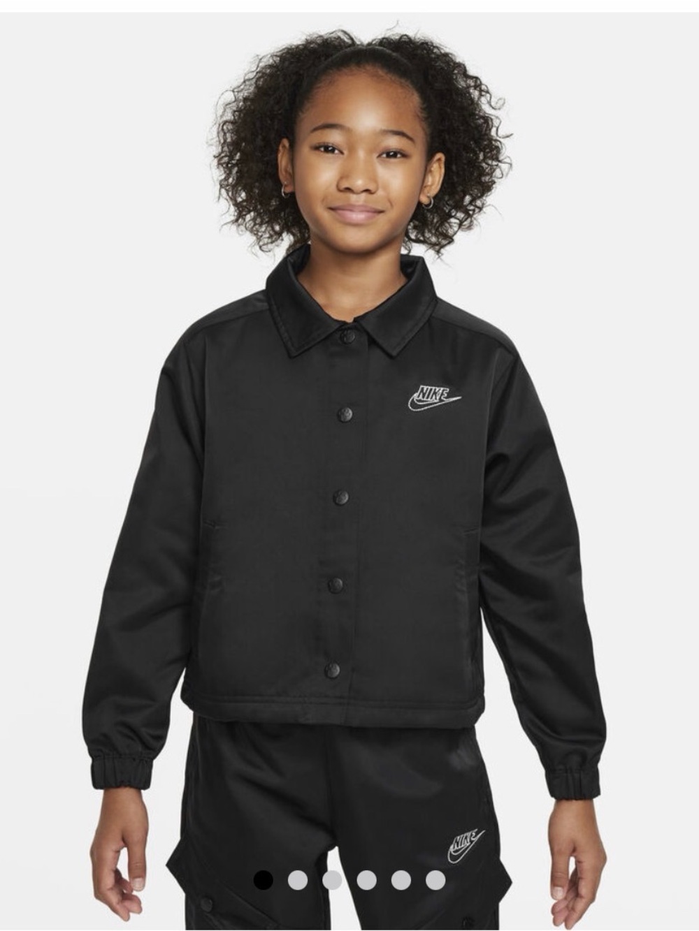 Nike Black Girls' Novelty Capsule Jacket